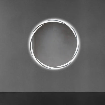 Contemporary Minimalist Smart Bath Mirror with LED Lighting for Luxury Hotel and Home Use