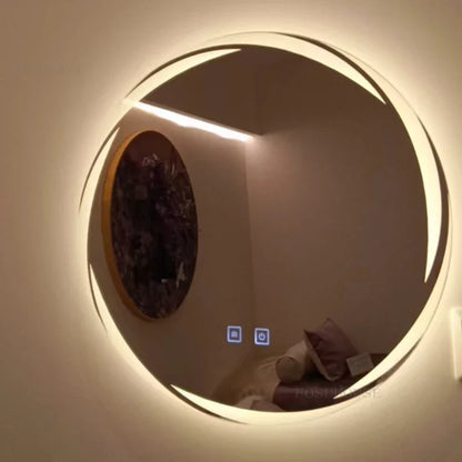 Contemporary Minimalist Smart Bath Mirror with LED Lighting for Luxury Hotel and Home Use