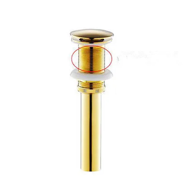Gold and White Brass Basin Faucet with Waterfall Design - Hot and Cold Mixer Tap for Bathroom Sinks