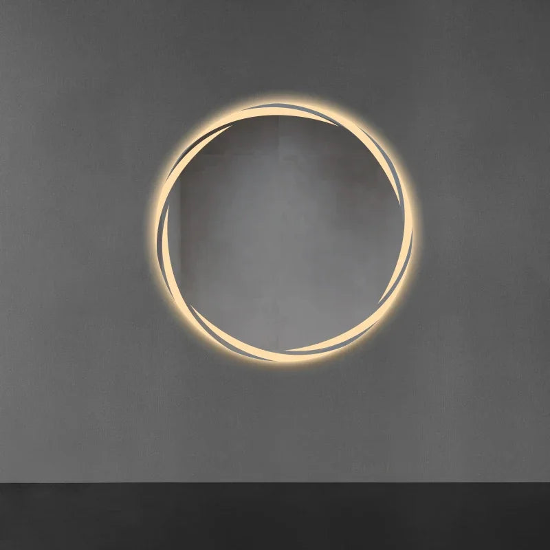 Contemporary Minimalist Smart Bath Mirror with LED Lighting for Luxury Hotel and Home Use